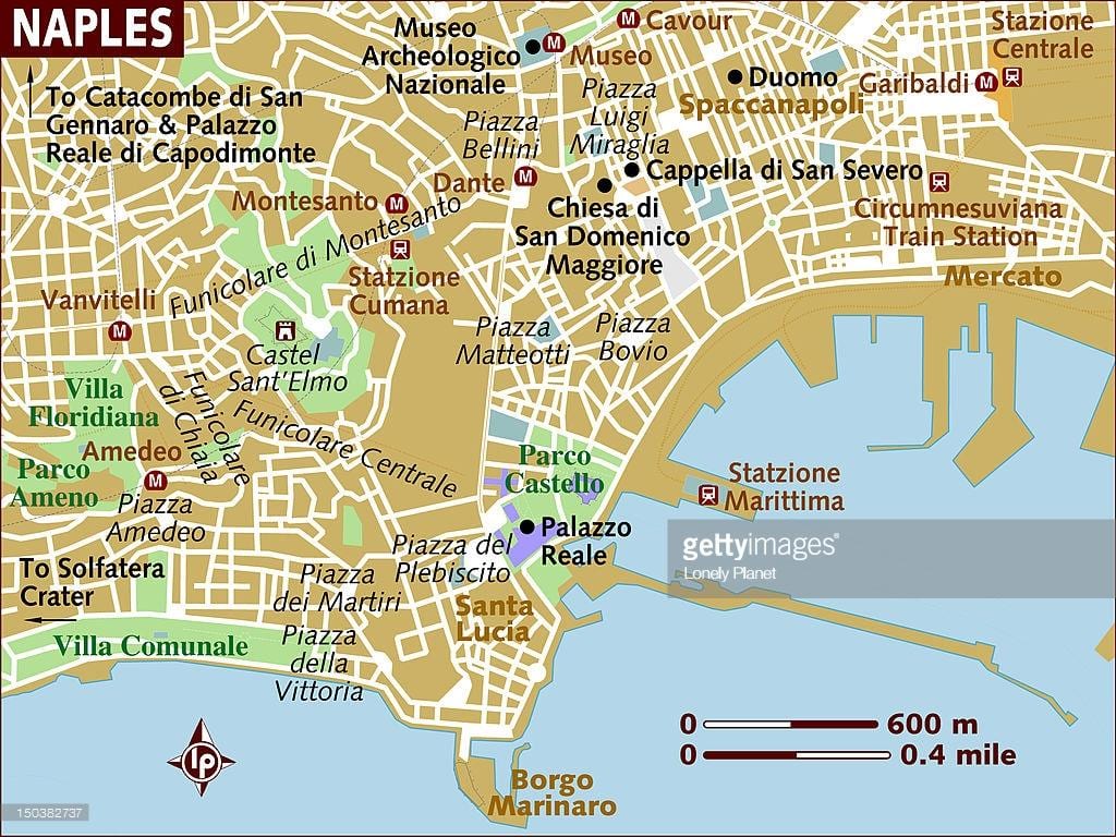napoli linna kaart