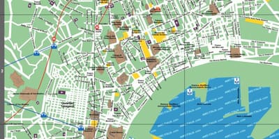 Napoli vaatamisväärsused kaart